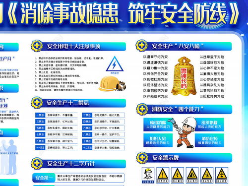 藍(lán)色大氣2020全國安全生產(chǎn)月活動宣傳欄設(shè)計與安全技術(shù)防范設(shè)施實施指南